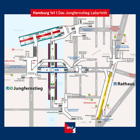 Anfahrt Hips Don't Lie Physiotherapie Hamburg – Wegbeschreibung vom Bahnhof Jungfernstieg